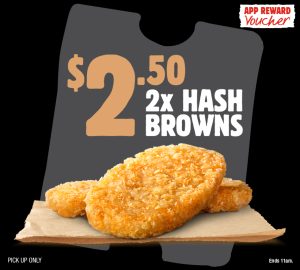DEAL: Hungry Jack's $2 for $5 (Bacon Deluxe Junior, Hash Brown Cheeseburger, Whopper Junior & Chicken Royale) 8