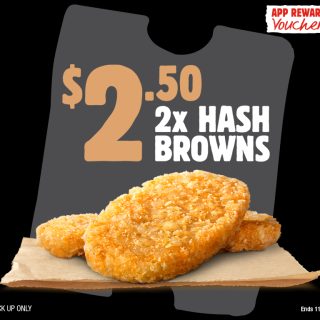 DEAL: Hungry Jack's - 2 Hash Browns for $2.50 via App (until 22 April 2024) 3