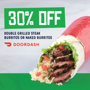 DEAL: Mad Mex - 30% off Double Grilled Steak Burritos & Naked Burritos via DoorDash (until 14 April 2024) 11