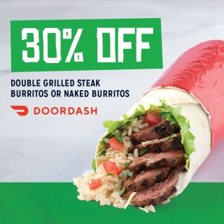 DEAL: Mad Mex - 30% off Double Grilled Steak Burritos & Naked Burritos via DoorDash (until 14 April 2024) 10
