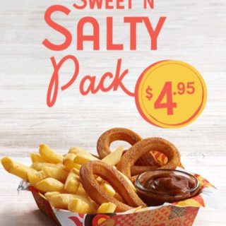 DEAL: Oporto - $4.95 Sweet & Salty Pack with 3 Churros & Small Chips via Online or App 4 DEAL: Oporto - $4.95 Sweet & Salty Pack with 3 Churros & Small Chips via Online or App 4