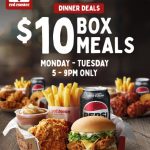 DEAL: Red Rooster – $10 Box Meals on 5-9pm Mondays & Tuesdays via Click and Collect