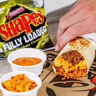 NEWS: Taco Bell - Shapes Ultimate Cheese Burrito Taco 1