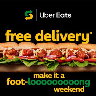 DEAL: Subway - Free Delivery with $30 Spend via Uber Eats (until 28 April 2024) 7