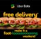 DEAL: Subway - Free Delivery with $30 Spend via Uber Eats (until 28 April 2024) 3