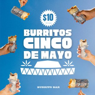 DEAL: Burrito Bar - $10 Burritos (5 May 2024) 1