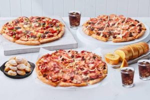 DEAL: Domino's - 3 Traditional Pizzas + 3 Sides $29 Pickup or $36 Delivered (until 2 June 2024) 12 DEAL: Domino's - 3 Traditional Pizzas + 3 Sides $29 Pickup or $36 Delivered (until 2 June 2024) 1