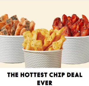 DEAL: Grill'd - $10 Chip Pass with Daily Chips & Dip for 4 Weeks for Relish Members 1 DEAL: Grill'd - $10 Chip Pass with Daily Chips & Dip for 4 Weeks for Relish Members 1