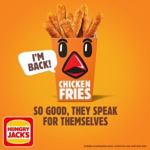 DEAL: Hungry Jack's - $15 Jack's Fried Chicken Hunger Tamers Meal via App 3