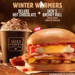 NEWS: Hungry Jack’s Deluxe Hot Chocolate & Jack’s Brekky Roll with Spicy Tomato Relish