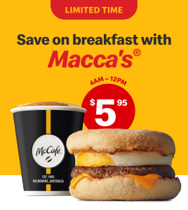 DEAL: McDonald’s - Free Fries & Coke with BBQ Bacon Lovers using mymacca's app (~$8-$9 Golden Meal) 6