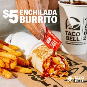 DEAL: Taco Bell - $5 Enchilada Burrito 3