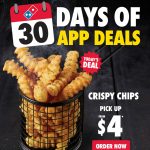 DEAL: Domino’s – $4 Crispy Chips Pickup via Domino’s App (3 June 2024)
