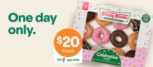 DEAL: 7-Eleven – $20 Krispy Kreme Celebration 12 Pack (until 27 January 2025) 1