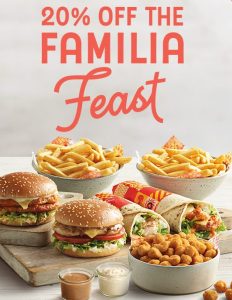 DEAL: Oporto - 20% off Familia Feast via Online or App 9 DEAL: Oporto - 20% off Familia Feast via Online or App 1