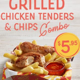 DEAL: Oporto - $5.95 Grilled Chicken Tenders & Chips Combo via Online or App (until 28 July 2024) 2 DEAL: Oporto - $5.95 Grilled Chicken Tenders & Chips Combo via Online or App (until 28 July 2024) 2