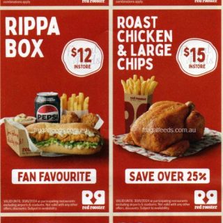 DEAL: Red Rooster Vouchers valid until 30 June 2024 6