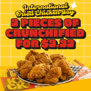 DEAL: Chicken Treat - 9 Pieces Crunchified Chicken for $9.99 via Click & Collect Website (6 July 2024) 7