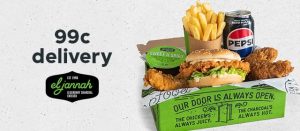 DEAL: El Jannah - 99c Delivery with $30 Minimum Spend Between 10am-5pm via Menulog (until 21 July 2024) 1 DEAL: El Jannah - 99c Delivery with $30 Minimum Spend Between 10am-5pm via Menulog (until 21 July 2024) 1