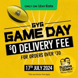 DEAL: Guzman Y Gomez - Free Delivery on Uber Eats (17 July 2024) 25