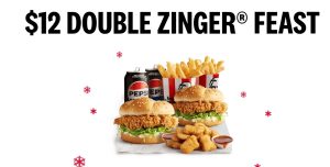 DEAL: KFC - $12 Double Zinger Feast via App or Online (21 July 2025) 24 DEAL: KFC - $12 Double Zinger Feast via App or Online (21 July 2025) 1