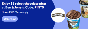 DEAL: Ben & Jerry's - $5 Selected Chocolate Pints via DoorDash (until 25 August 2024) 6