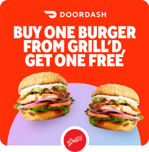 DEAL: Grill'd - Buy One Get One Free Selected Burgers via DoorDash (until 22 December 2024) 5 DEAL: Grill'd - Buy One Get One Free Selected Burgers via DoorDash (until 22 December 2024) 5