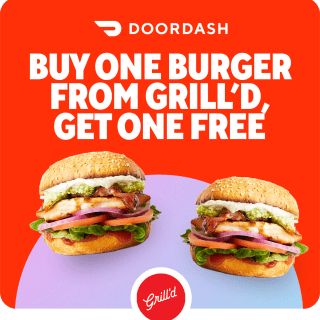 DEAL: Grill'd - Buy One Get One Free Selected Burgers via DoorDash (until 22 December 2024) 8 DEAL: Grill'd - Buy One Get One Free Selected Burgers via DoorDash (until 22 December 2024) 8
