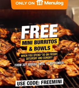 DEAL: Guzman Y Gomez – Free Mini Burrito & Bowl with $30 Spend via Menulog (until 1 September 2024) 3