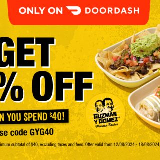 DEAL: Guzman Y Gomez - 15% off $40+ Spend via DoorDash (until 18 August 2024) 4