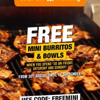 DEAL: Guzman Y Gomez – Free Mini Burrito & Bowl with $30 Spend via Menulog (until 1 September 2024) 8