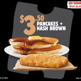 DEAL: Hungry Jack’s – $3.50 Pancakes & Hashbrown via App (until 21 April 2025) 10 DEAL: Hungry Jack’s – $3.50 Pancakes & Hashbrown via App (until 21 April 2025) 10