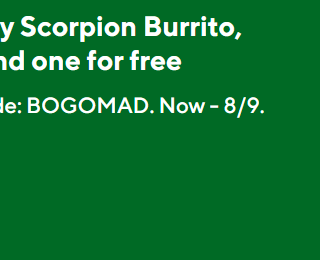 DEAL: Mad Mex - Buy One Get One Free Spicy Scorpion Burrito Tuesdays-Sundays via DoorDash (until 8 September 2024) 5