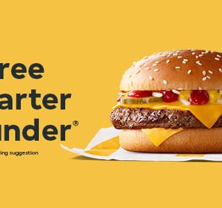 DEAL: McDonald's - Free Quarter Pounder with $25+ Spend via Menulog (until 30 March 2025) 7