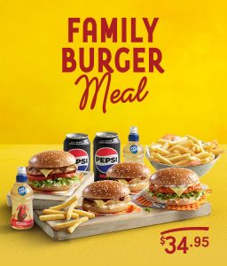 DEAL: Oporto - $34.95 Family Burger Meal via Online or App 9 DEAL: Oporto - $34.95 Family Burger Meal via Online or App 1