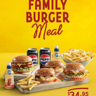 DEAL: Oporto - $34.95 Family Burger Meal via Online or App 10 DEAL: Oporto - $34.95 Family Burger Meal via Online or App 10