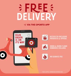 DEAL: Oporto - Free Delivery with $30 Spend via App (until 5 January 2025) 1
