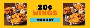 DEAL: The Bavarian - 20c Wings (Up to 10) with Drink Purchase on Mondays 1