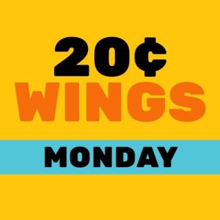 DEAL: The Bavarian - 20c Wings (Up to 10) with Drink Purchase on Mondays 1 DEAL: The Bavarian - 20c Wings (Up to 10) with Drink Purchase on Mondays 1
