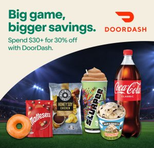 DEAL: 7-Eleven - 30% off Orders $30+ via DoorDash (until 6 October 2024) 5 DEAL: 7-Eleven - 30% off Orders $30+ via DoorDash (until 6 October 2024) 5
