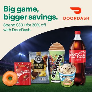 DEAL: 7-Eleven - 30% off Orders $30+ via DoorDash (until 6 October 2024) 10