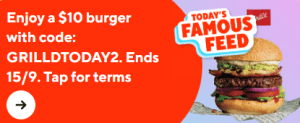 DEAL: Grill'd - $10 Selected Burgers via DoorDash (15 September 2024) 5 DEAL: Grill'd - $10 Selected Burgers via DoorDash (15 September 2024) 5