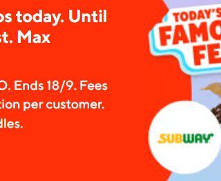 DEAL: Subway - 40% off Combos via DoorDash (18 September 2024) 3 DEAL: Subway - 40% off Combos via DoorDash (18 September 2024) 3