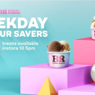 DEAL: Baskin Robbins – $5 Weekday Flavour Savers on Mondays-Fridays until 5pm 6