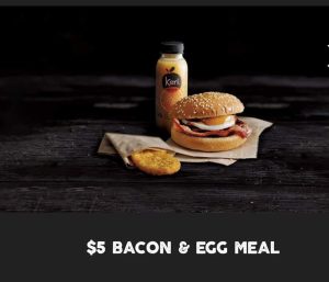 DEAL: Oporto - $5 Bacon & Egg Burger Meal until 11am Daily (ends 8 December 2024) 9 DEAL: Oporto - $5 Bacon & Egg Burger Meal until 11am Daily (ends 8 December 2024) 1