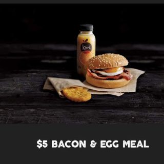 DEAL: Oporto - $5 Bacon & Egg Burger Meal until 11am Daily (ends 8 December 2024) 8 DEAL: Oporto - $5 Bacon & Egg Burger Meal until 11am Daily (ends 8 December 2024) 8