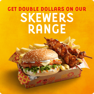 DEAL: Oporto - Double Rewards Dollars with Skewer Range Purchase (until 27 October 2024) 6 DEAL: Oporto - Double Rewards Dollars with Skewer Range Purchase (until 27 October 2024) 6