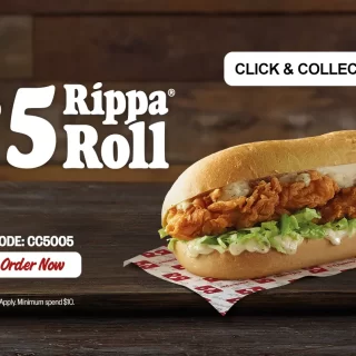 DEAL: Red Rooster - $5 Rippa Roll via Click & Collect Online or App (until 3 November 2024) 4