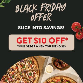 DEAL: Crust Pizza - $10 off $35 Spend (until 2 December 2024) 3