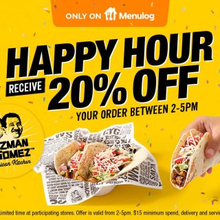 DEAL: Guzman Y Gomez - 20% off with $15 Spend Between 2-5pm via Menulog (until 1 December 2024) 6